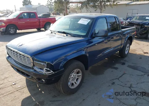 2004 Dodge Dakota Slt from USA, damaged, VIN 1D7HL48N74S536770